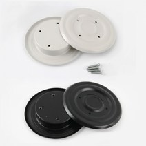 현관문 우유투입구 마개 방범커버 (원형), 02_원형 블랙, 1개