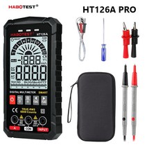 스마트 멀티 미터 디지털 전문 자동차 테스터 HABOTEST NCV 1000V AC DC Hz 옴 정전용량 온도 HT116, 04 HT126A PRO