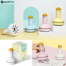 미니 오리 진공 무선 청소기 디월스 C503 USB충전방식, 큐티오리(C503-1)옐로우