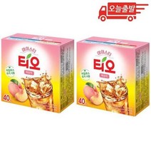 오늘출발 티오 아이스티 복숭아 40개입 2개, /, 상세페이지 참조