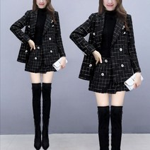 K0J0609 여성정장자켓세트 투피스 모직 봄가을겨울