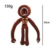로스도어즈 로스 도어즈 ROBLOX 공포 게임 용 40cm 소프트 블랙 몬스터 봉제인형 도어 피규어 생일 크리스마스 선물, 육군 녹색