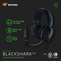 RAZER Blackshark V2 블랙샤크 V2 (경량/THX/티타늄드라이버/패시브노이즈캔슬링)