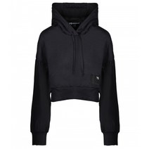 Y-3 스택 뱃지 로고 크롭 후드티 FJ0282