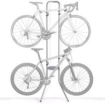 델타 사이클 & 홈 미켈란젤로 자전거 행거 거치대 보관대 2단 Delta Cycle & Home, 실버