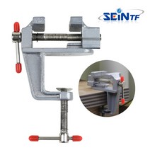 세인티에프 소형바이스 탁상 작업대 선반 목공 클램프 DIY, 1개