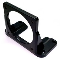 모터지지대 90mm 90각 L자 브라켓, 검정(M8TAP)