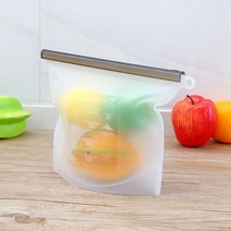 실리콘 푸드 지퍼백 세트 푸드 파우치 2022 씰 ziplock 냉동고 가방 야채 고기 보존 주방 도구에 대한 재사용 가능한 가방 식품 저장 가방, 하얀, 1500ml