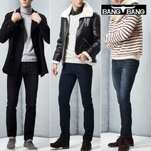[뱅뱅] 남성 플리스 본딩 기모데님 3종 택1