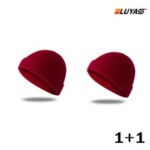 루야스 숏비니 겨울 모자 남자 여자 비니 와치캡 7color
