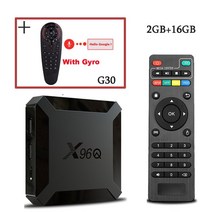 정품 안드로이드 스마트 TV 박스 Allwinner H313 쿼드 코어 CPU 스트리밍 미디어 플레이어 4K 24G 와이파이 넷플릭스 유튜브 TV 프리픽스 X96Q, 22.영국 플러그  X96Q2G16GG30S