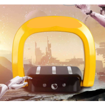 파킹락 리모컨 외부차량 센서 금지봉 파킹가드 바닥, 자동감지형+리모컨(리튬배터리 포함)/색상메모