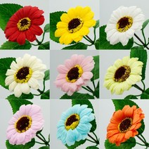 국화 비누꽃 한송이/비누꽃재료, 크림