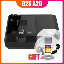 G2S A20 APAP 자동 CPAP 가정용 의료 장비 수면 코골이 무호흡 코골이 방지 COPD 인공 호흡기 무료 마스크 호스 포함, C20 with 1pc NM
