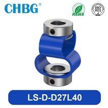 등속조인트 커플러 CHBG D27L40 8 글꼴 인코더 샤프트 커플 링 더블 루프 유연한 알루미늄 합금 CNC 3D 프린터 서보 모터 범용 조인트, 20 6mmX10mm