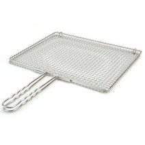 오너클랜 스텐 석쇠 겹석쇠 고기 불판 초벌 생선그릴 구이팬 소, 소 33x26