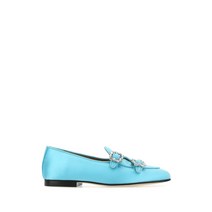 22SS EDHEN MILANO 라이트 블루 SATIN BRERA 로퍼 ALB099DCRYSILAZZ406 AZZURRO