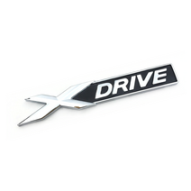 BMW 트렁크 엠블럼 블랙무광 유광 X3 X5 X6 GT M퍼포먼스로고 X드라이브 레터링, BMW 드라이브 엠블럼+슈프림 스티커 2종