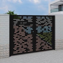 단독주택대문 철제 시골 전원 카페 인테리어 정원, 스타일 4 (주문제작상품)