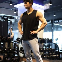 보스트핏 무지 남성 트레이닝 조거팬츠