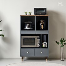 보니타 800 광파 오븐 렌지대 전자렌지 수납장 주방수납장 밥솥 선반장, 딥그린, 선택:딥그린