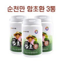 유기농 함초환 순천만 함초환 효능 복용법 미네랄 식이섬유 칼슘, 180g 3개