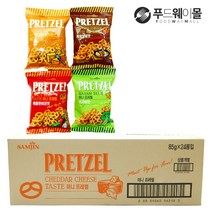 미니프레첼 4가지맛모음 (85g x 24봉) 1box, 단품