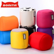 [천삼백케이] [보니타 빈백] 보니타 빈백 풋스툴 TA05 에어매쉬 원형스툴, 그린 (에어메쉬)