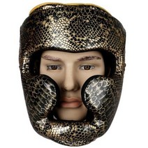 태권도헤드기어 안면보호 얼굴보호대 코보호 성인 mma 태권도 스파링 무에타이 권투 헬멧, KS 골드, l