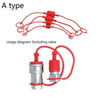 유압 커플러 14 38 12 34 1quot 1 14 1 12 2quot 식 퀵 커넥트 퀵 더스트 캡, a, 04 KZE_07 1