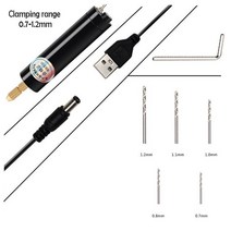 가정용 미니 DIY 진주 드릴 기계 호두 다이아몬드 아크릴 크리스탈 드롭 접착제 Usb 소형 전기, 04 black B