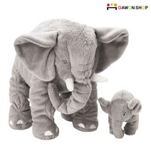 이케아 LEDDJUR 코끼리 인형 두마리세트/애착인형, 수량:2마리(1세트)