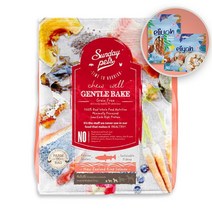 선데이펫 젠틀베이크 강아지 그레인프리 저알러지 오븐사료 1.3kg, 엘리야 트리플미트스틱100g, 젠틀베이크 연어 1.3kg