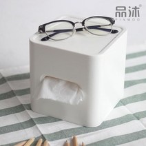 멧카 인테리어 사각 두루마리 휴지 케이스