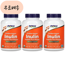 나우푸드 이눌린 프리바이오틱스 227.g 3통 Inulin Prebiotic 식이섬유, 227g, 3개