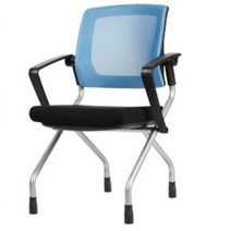 메쉬사무실의자 폴딩형좌판 소음감소발굽 틸팅등받이 데스크체어, 오렌지 BP타입, 본상품선택