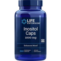 라이프익스텐션 이노시톨 1000mg 베지테리안 캡슐, 상세참조, 1개