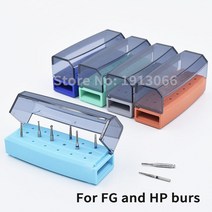 책소독기 다이아몬드 bur fg 및 hp autoclave 살균기 케이스 burs 치과 소독을 위한 5pcs 고품질 18 홀 버 홀더 엔도 박스, 없음