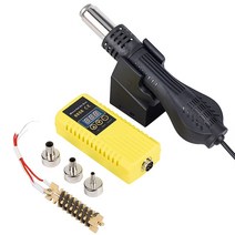qhitec hot air gun 8858 lcd micro rework soldering station 700w 헤어 드라이어 납땜 히트 건 용접 수리 도구, 협력사, 220v EU 플러그, 은