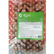 청정원 냉동 떡갈비 1kg 가정 식당 업소 식자재 식재료, 1개