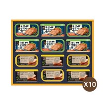 목우촌 국산 생돼지 햄+제주 돔베팸 맛있게 더 담은 4호 LG선물세트, 10개