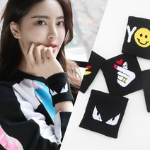미스21 남여공용 셀럽 패션 스포츠 운동 헬스 손목 아대 (br772), A01NY