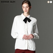 [보니알렉스] 시어 리보니 블라우스
