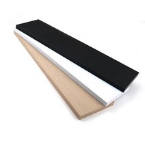 OHM 나무선반 18T 테이블 책상 상판 목재 합판 DIY 원목, 해피한마트 200X600X18T 흑색