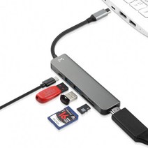아이패드 HDMI 맥북 멀티허브 C타입 노트북 6in1 포트, 상세페이지 참조