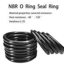 고압세척기 분사기 세차 기계 부품청소 100-10pcsBlack O 링 개스킷 CS3.1mm OD10 ~ 220mm NBR 자동차 니트, 44 OD54mm (30pcs)_01 3.1mm
