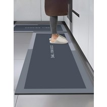 깔끔한 주방 바닥 매트 미끄럼 방지 피로예방 매트, 100cm-160cm, P