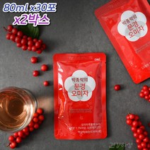 명성 자자한 문경 오미자 에이드 원액 엑기스 진액 오미자즙 고객 회사원 선물 30포 x2박스