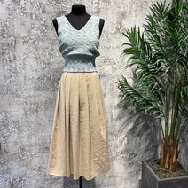 시슬리 아이싱 주름 훌 스커트 SASKC5331 BE