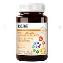 인테로 멀티비타민 앤 미네랄 밸런스, 980mg/180정, 1개
